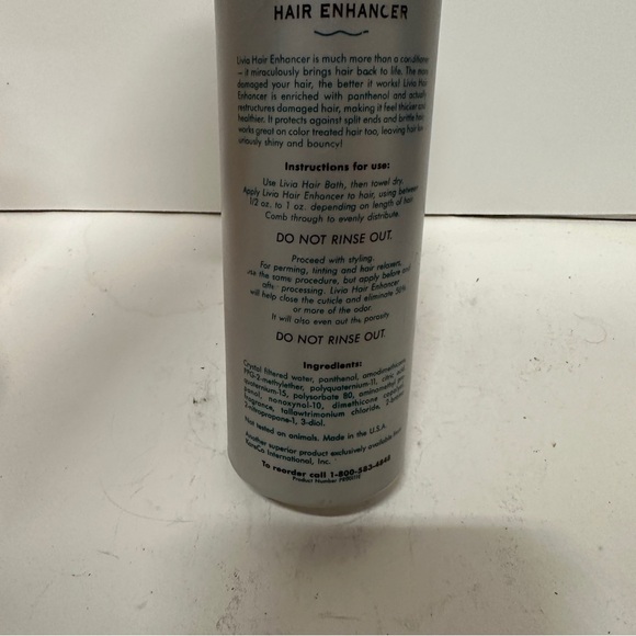 Livia Hair Enhancer 16 OZ HTF - Picture 4 of 4